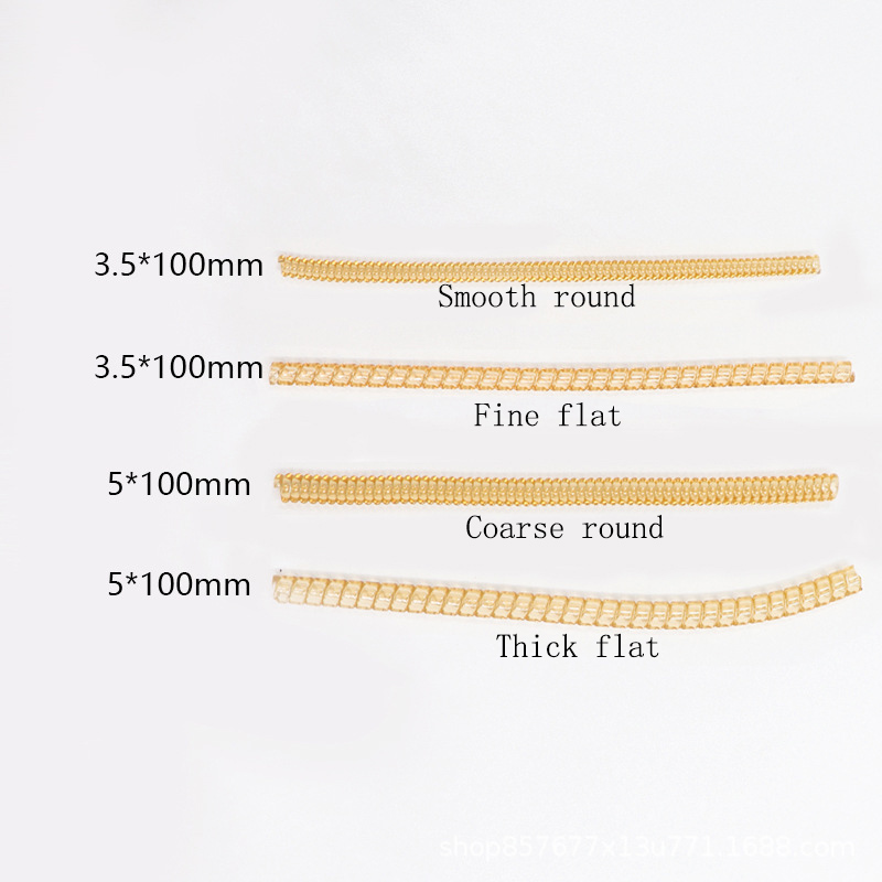 Gold thin round wire 3.5*100mm