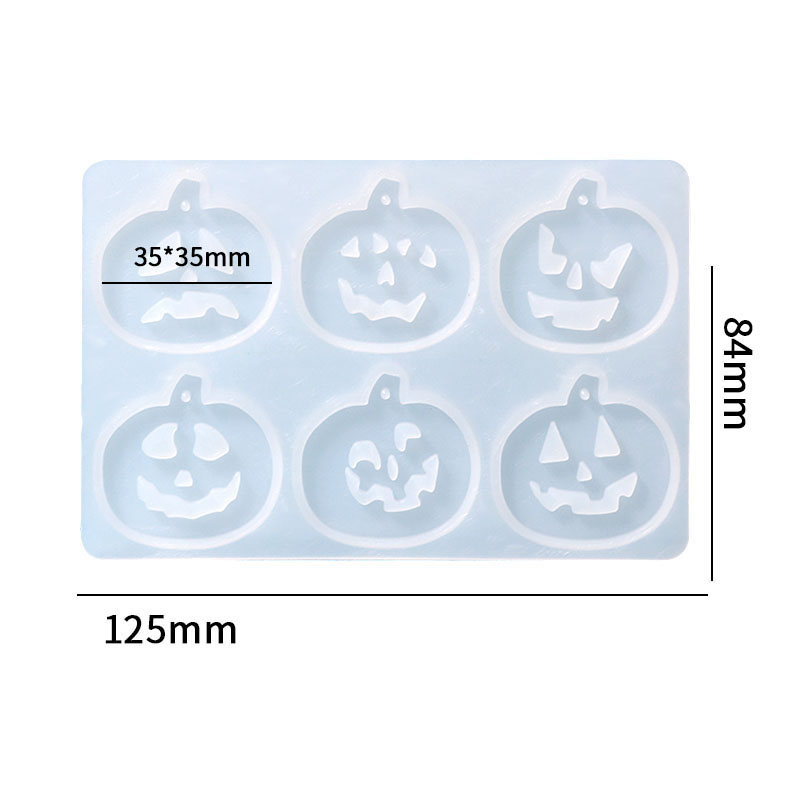 Devil pumpkin earring pendant mold