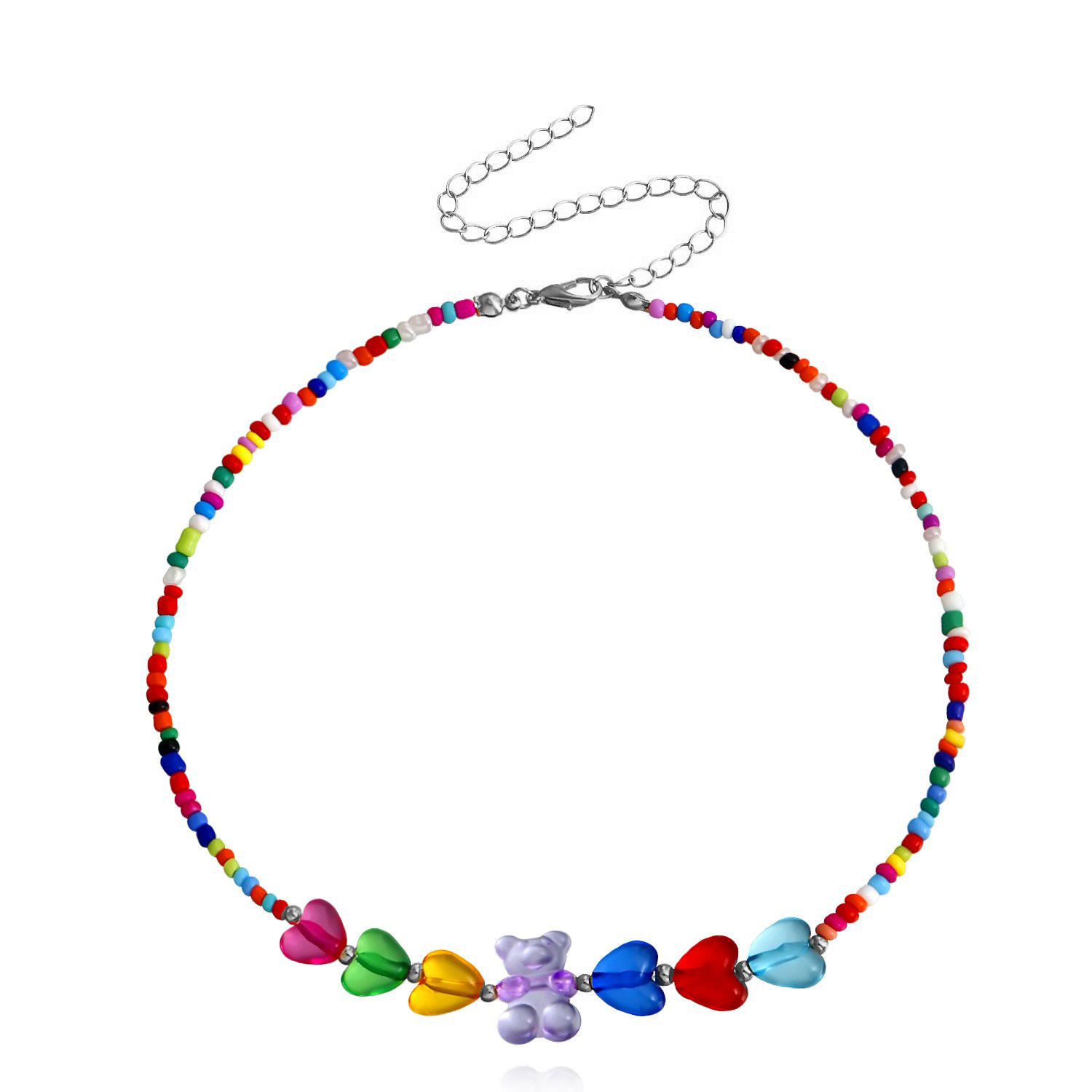 ZW1193 White K Necklace