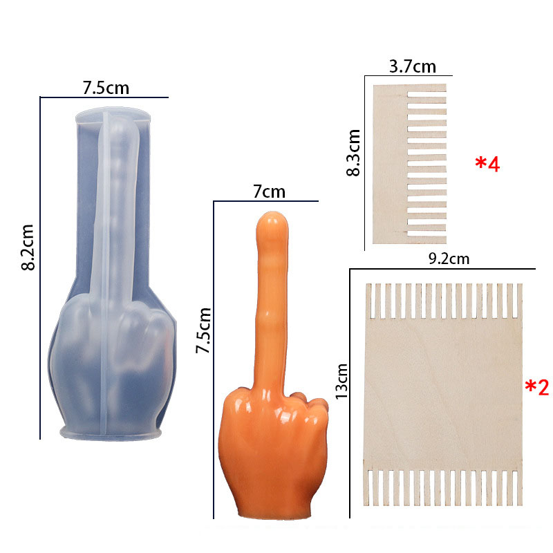 2:Middle finger mold Universal stent