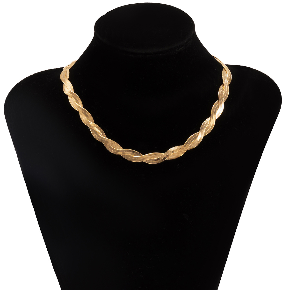 1:gold necklace