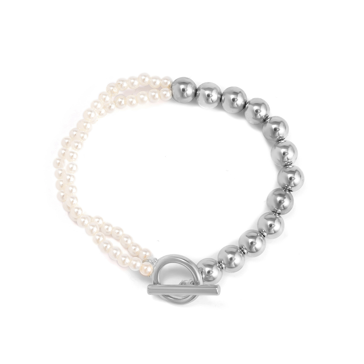 Platinum color bracelet