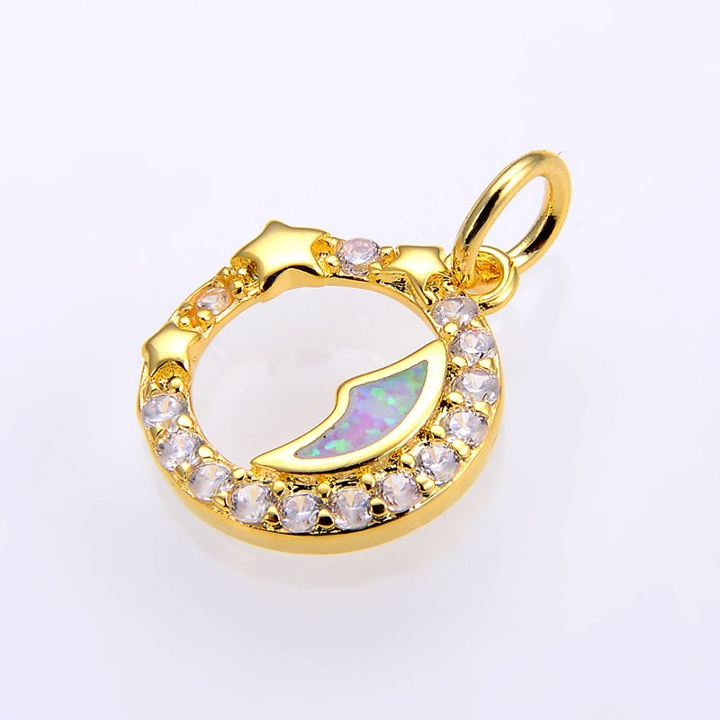 7:Gold pink Opal