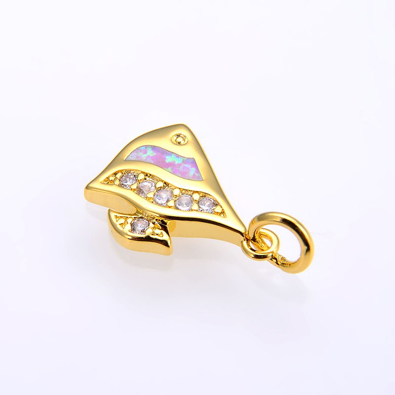 7:Gold pink Opal