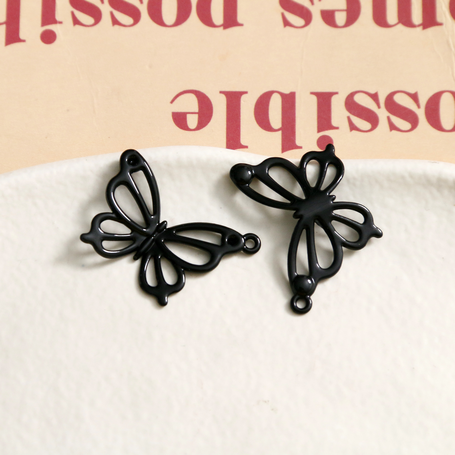 black butterfly 27*20mm