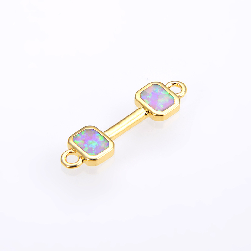 7:Gold pink Opal