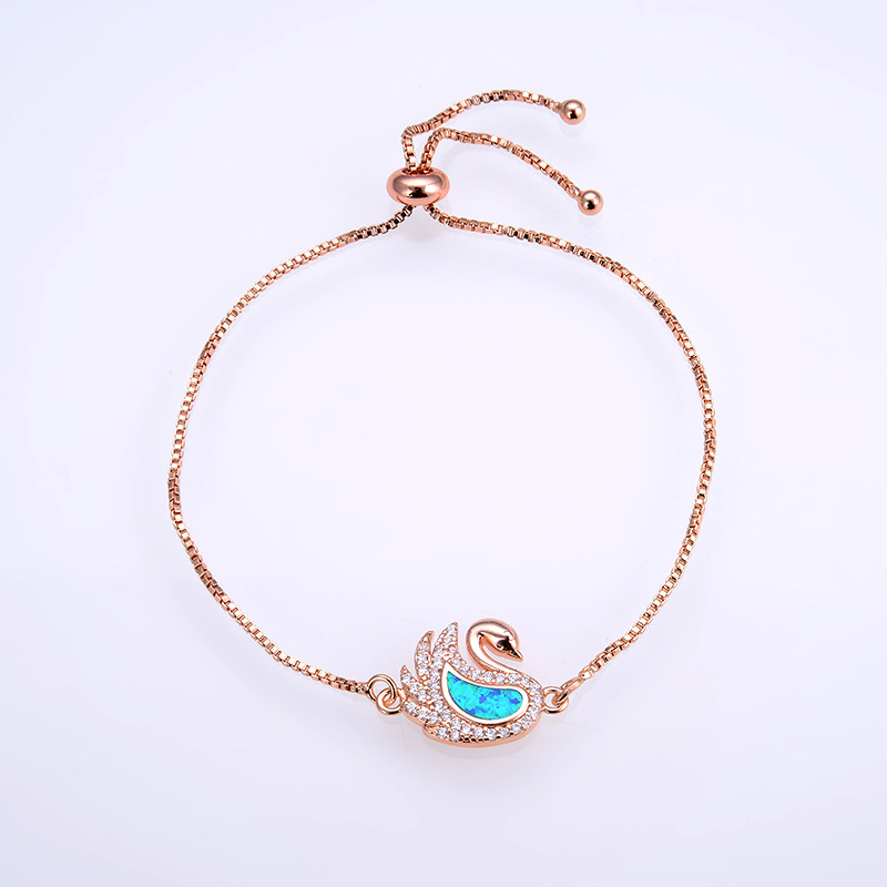 9:Rose gold blue Opal