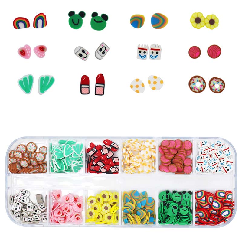 12 lattice polymer clay ornament (Style 1)