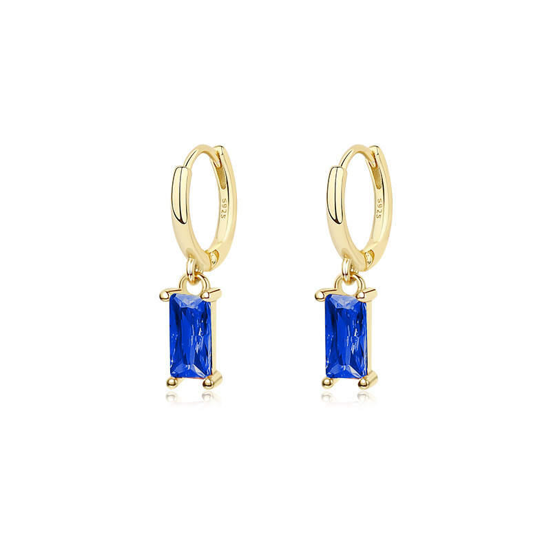 3:gold color plated with blue CZ