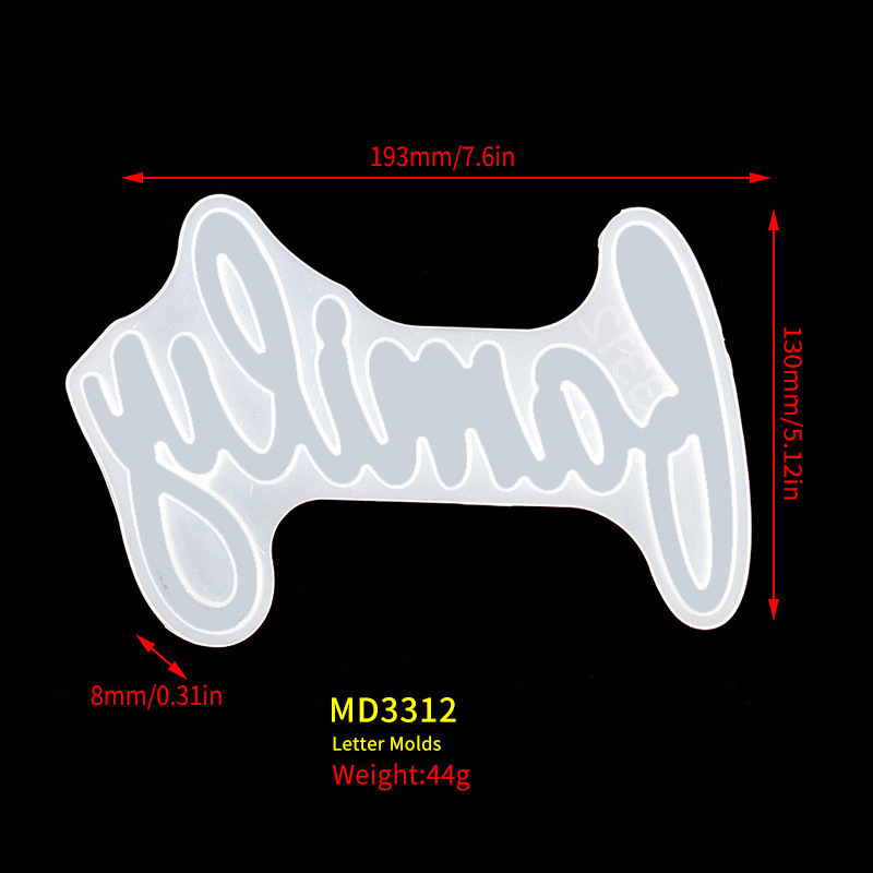 5:Family House Plate mould