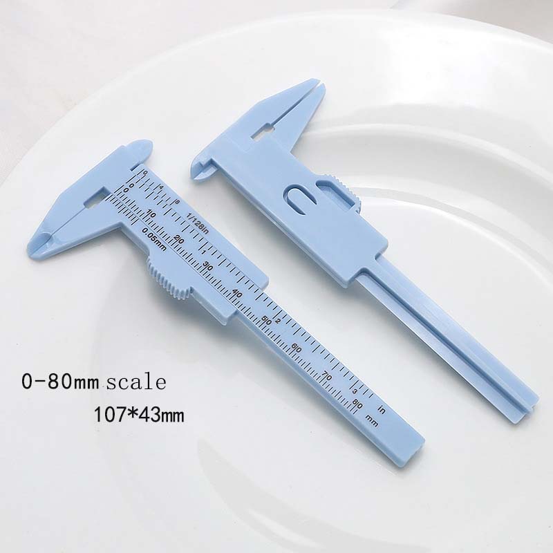 1:Blue plastic caliper