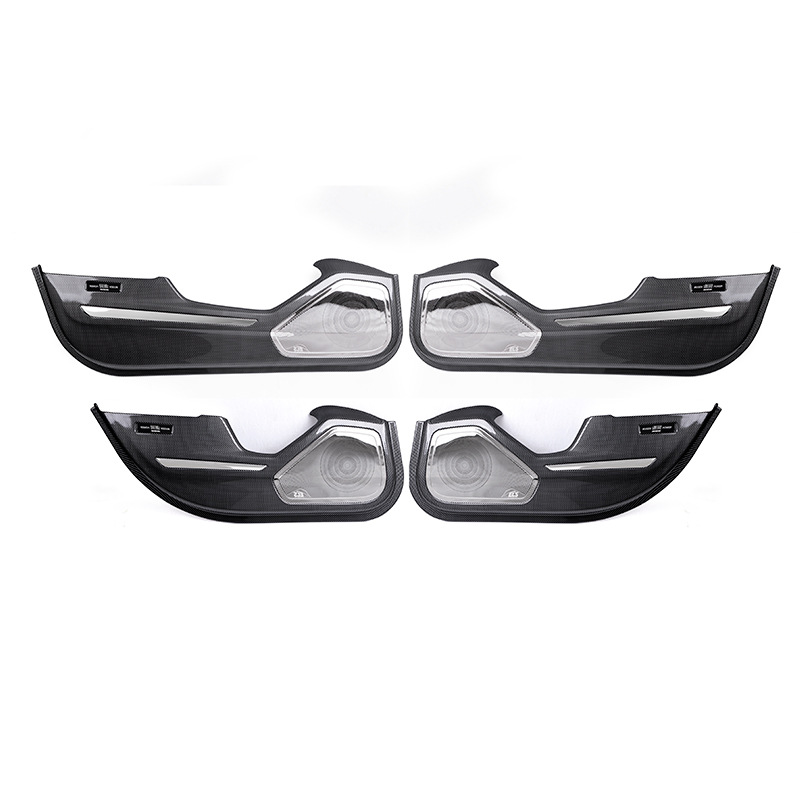 11th generation civic-fully enclosed kickboard/Black Carbon Fiber-4 piece set