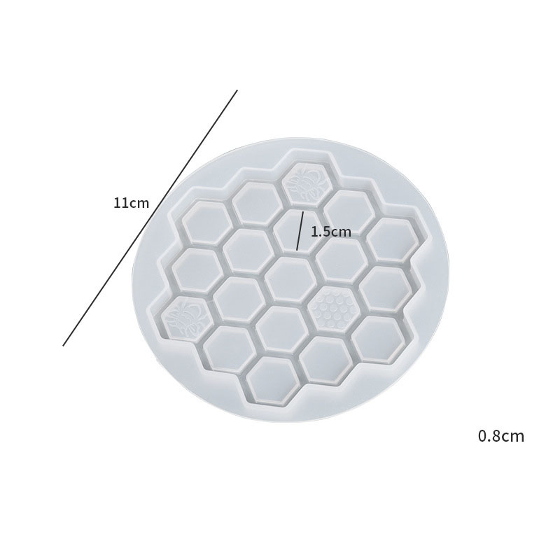 Honeycomb coaster mold