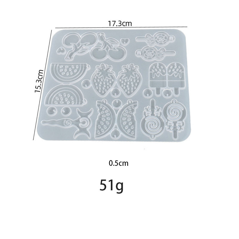 Earring pendant mold-25