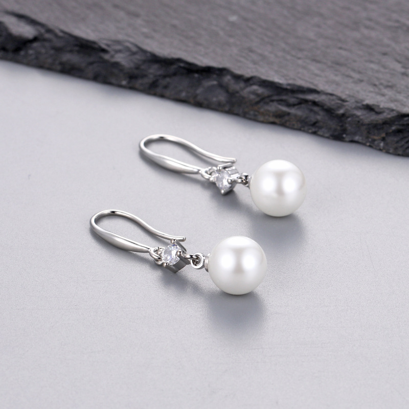 23.7mm Platinum Color Earring