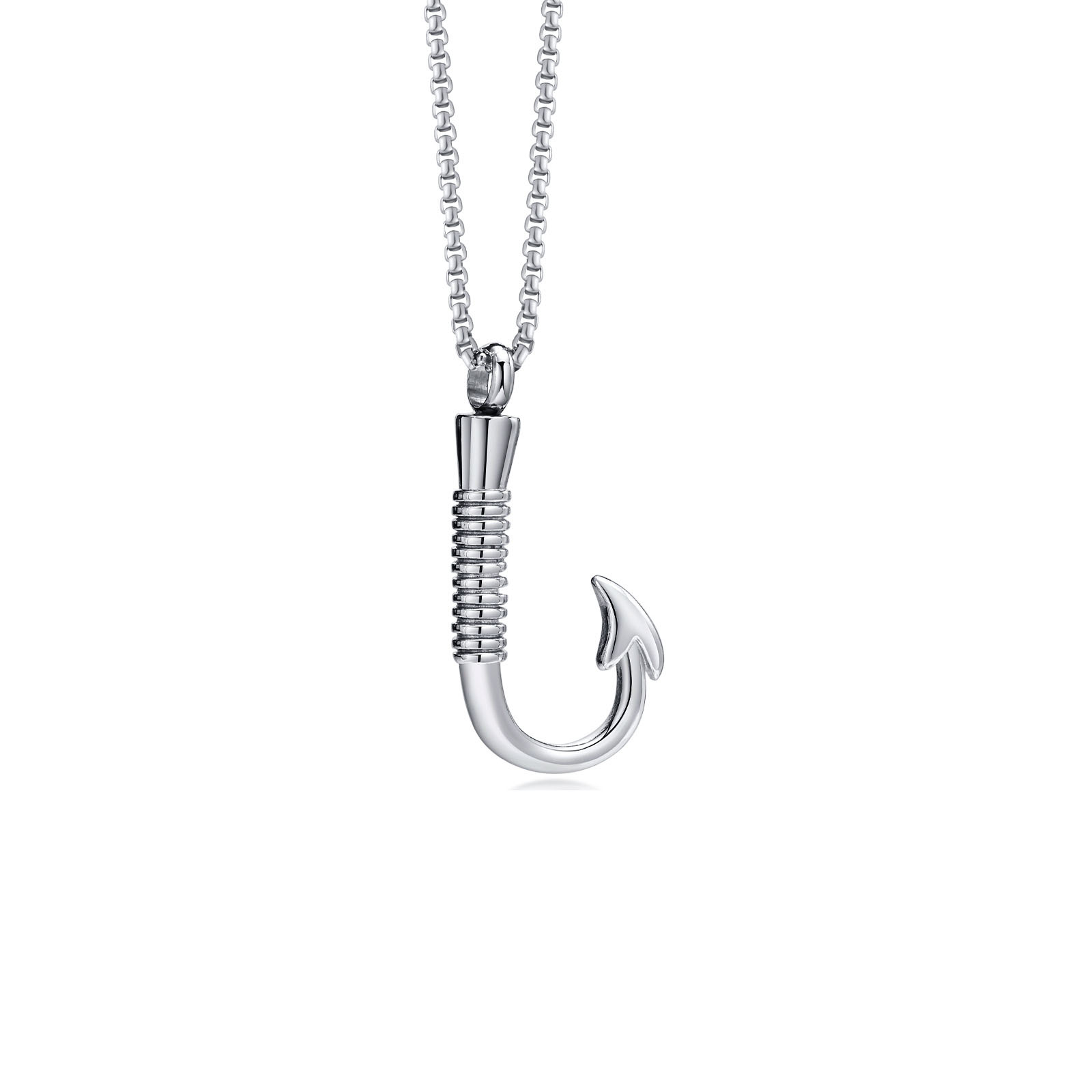 Steel pendant with chain