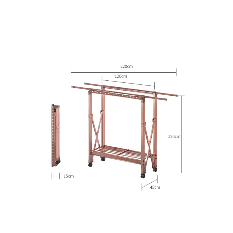 rose gold  120x45x120cm