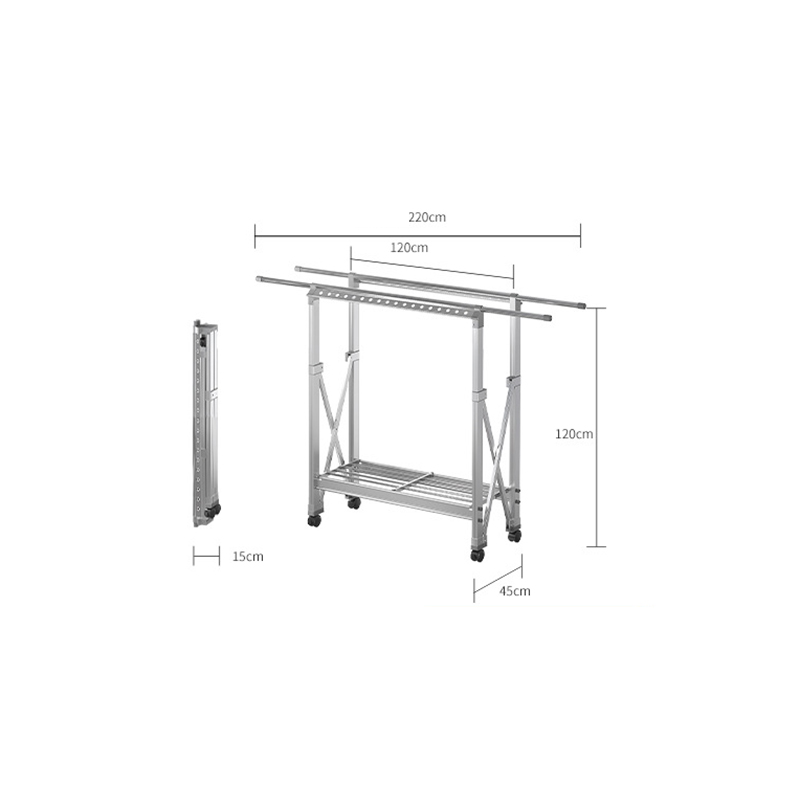 silver 120x45x120cm