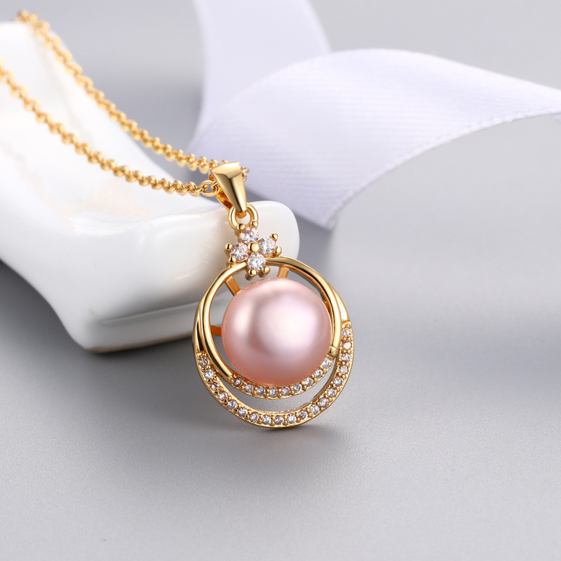 Gold Color Pendant Setting Without Pearl