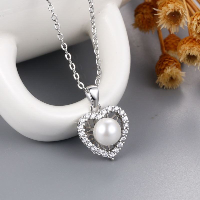 1:Platinum Color Pendant Setting Without Pearl