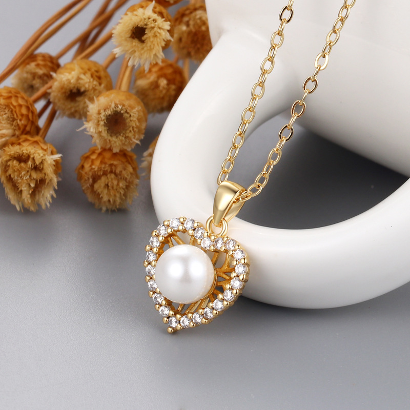 2:Gold Color Pendant Setting Without Pearl