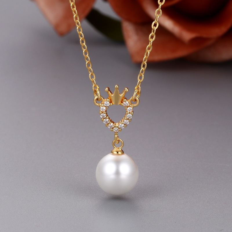 2:Gold Color Necklace Setting Without Pearl