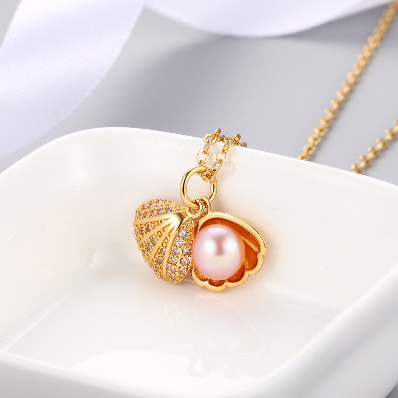 Gold Color Pendant Setting Without Pearl