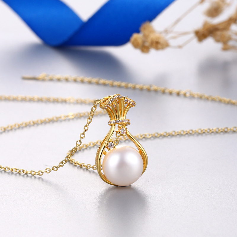 Gold Color Pendant Setting Without Pearl