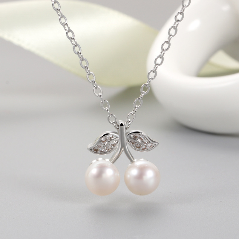 Platinum Color Pendant Setting Without Pearl