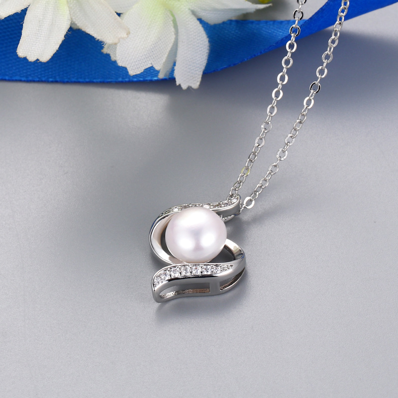 1:Platinum Color Pendant Setting Without Pearl