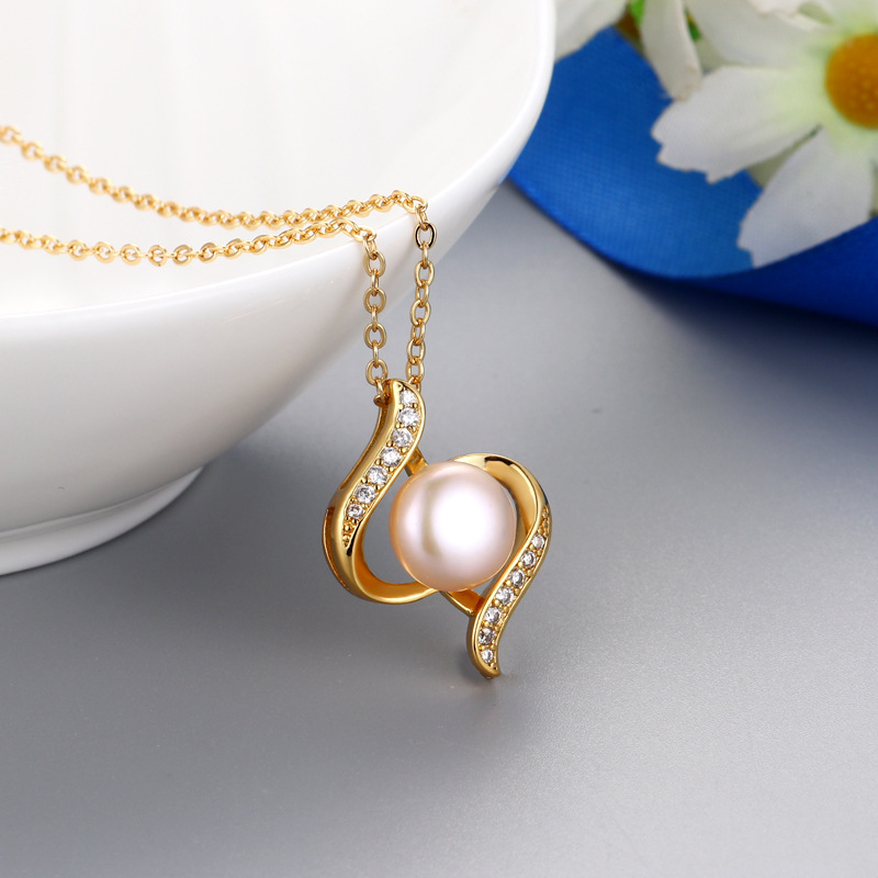 2:Gold Color Pendant Setting Without Pearl