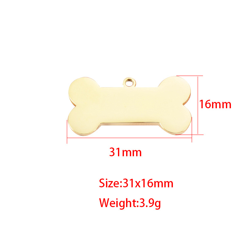 31*16 dog bones gold