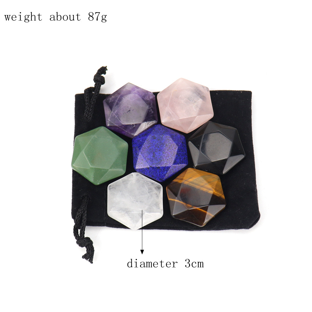 7 color six stars original stone velvet bag