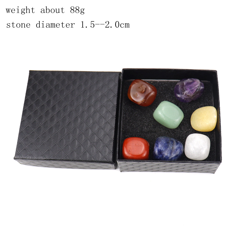 7 color stone boxed