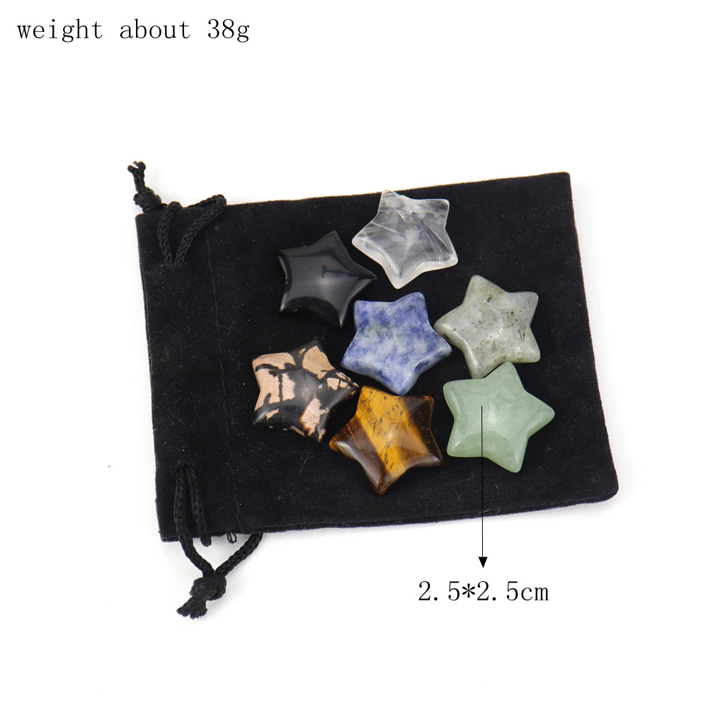 7:7 color star original stone velvet bag