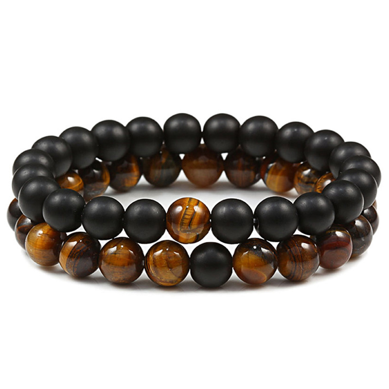 Tiger eye black 6mm