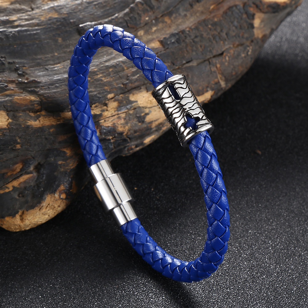 Blue [ Genuine leather ] 165mm