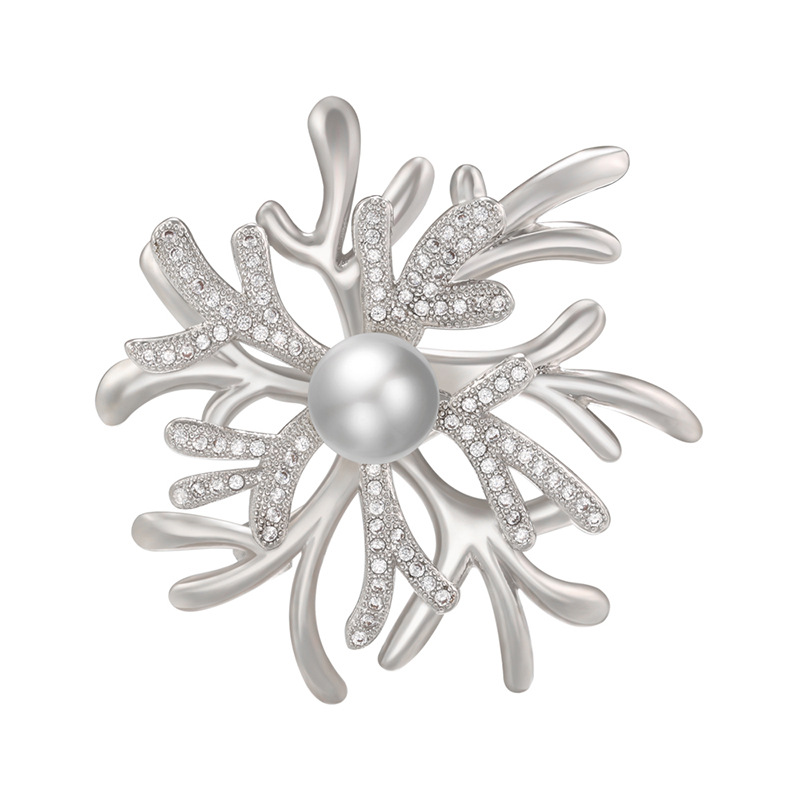 5:White gold snowflake