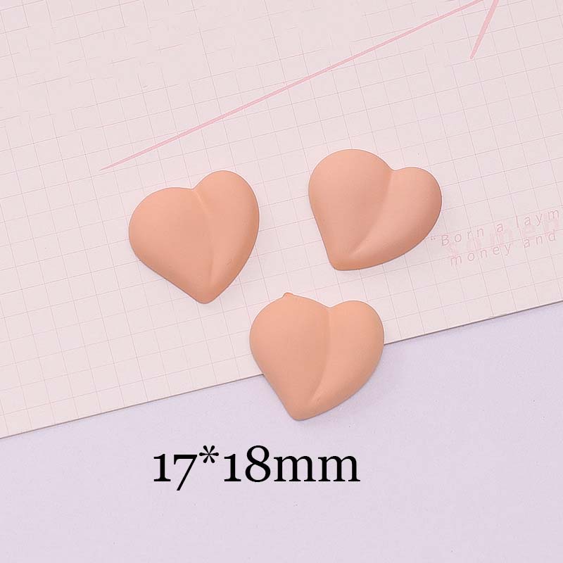 A peach heart light brown