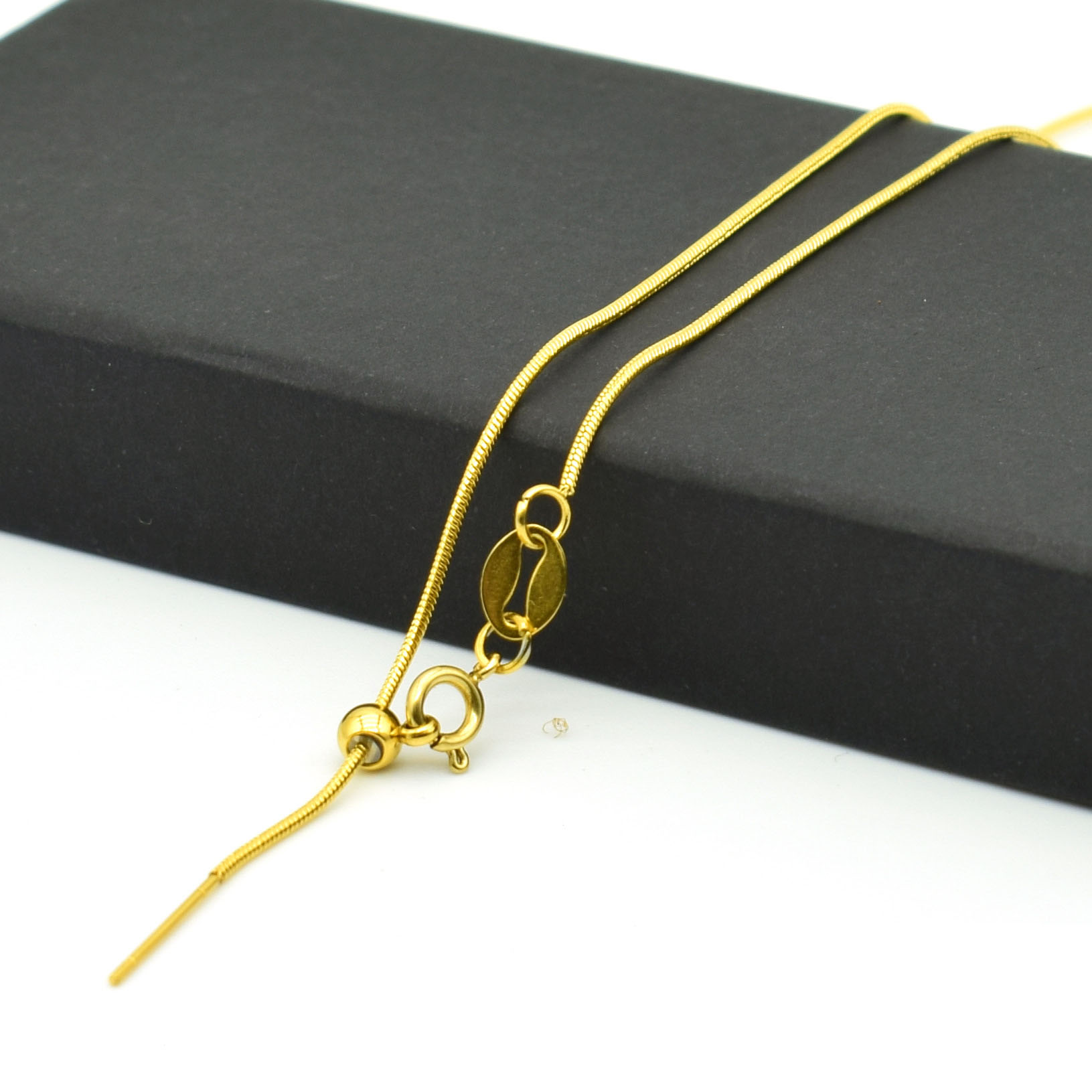 0.9mm round snake chain