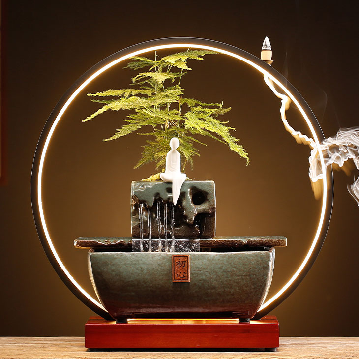 Lamp circle-backflow incense (bamboo incense)