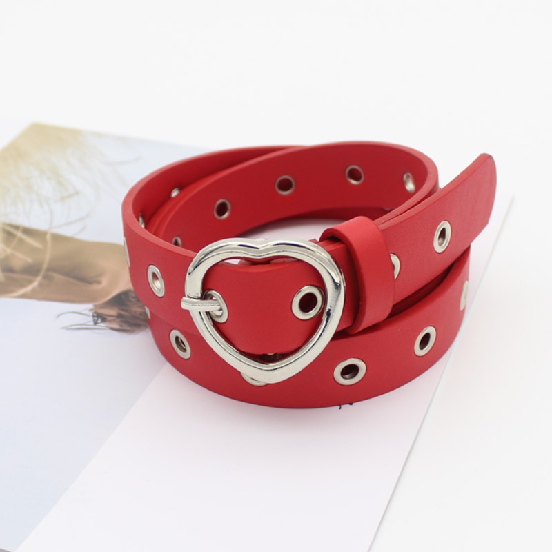 red/silver buckles