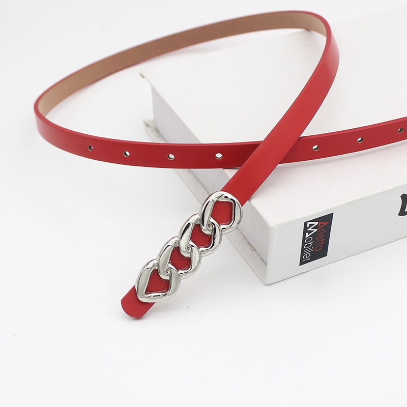 red/silver buckles