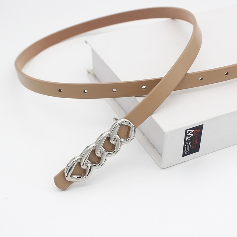 khaki/silver buckles