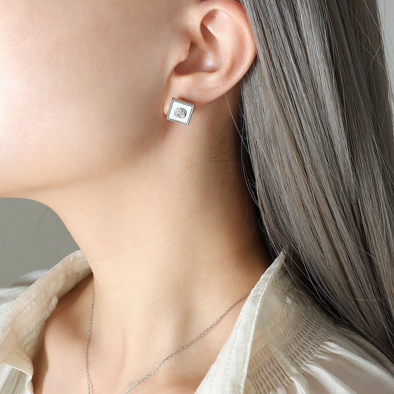 4:F154-steel earrings