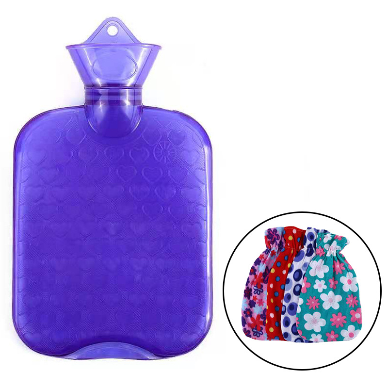 purple 1000ml cloth cover with random pattern