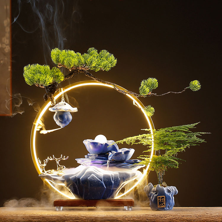 Seasonal flow lamp ring decoration [atomizer]