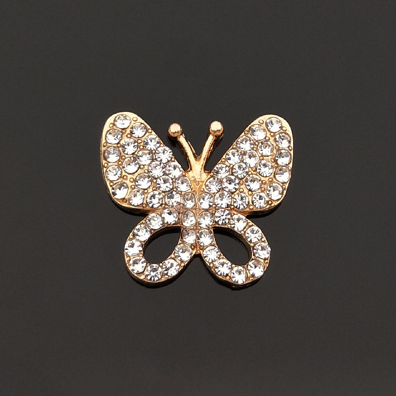 3:kc Gold Butterfly 20x22mm