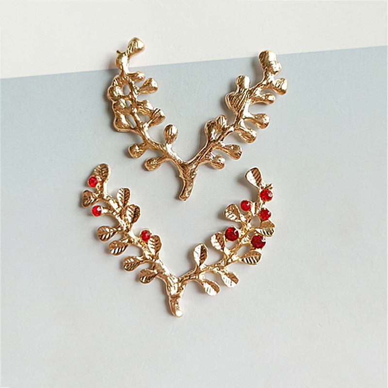 2:Tree branch red diamond 36x38mm