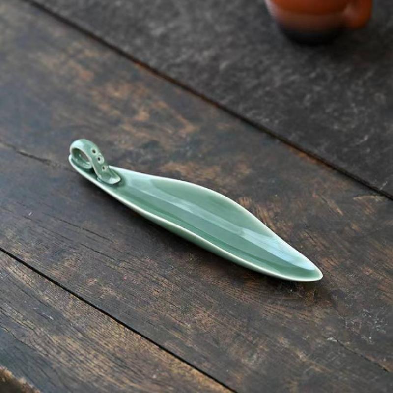 Single stove boat (Green) 22.5*4.6cm